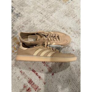 Size 8.5 - Adidas Samba ‘Decon’ Shoes (Magic Beige/ Sand/ Gold)